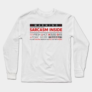 Sarcasm Inside Long Sleeve T-Shirt